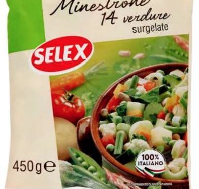 Richiamato minestrone Selex: possibile presenza di alcaloidi tropanici