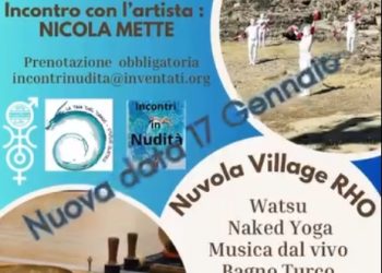 Nudiverso, quarta serata in nudità a Rho: ospite l’attivista Nicola Mette