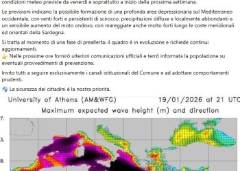 Maltempo, il Sindaco di Capoterra invita alla prudenza per i prossimi giorni