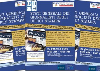 Stati Generali dei giornalisti degli Uffici Stampa: appuntamento a Roma il 30 gennaio