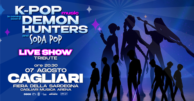 K-Pop music is coming soon in Demon Hunters and Soda Pop: venerdì 7 agosto arriva a Cagliari