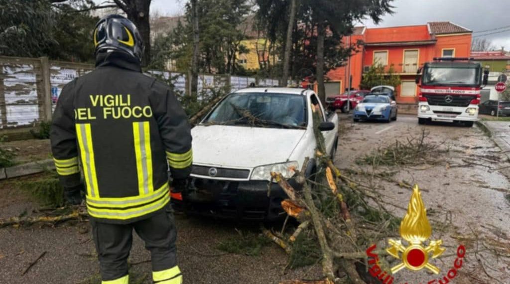 Maltempo Sardegna: 200 interventi dei Vigili del Fuoco in 24 ore