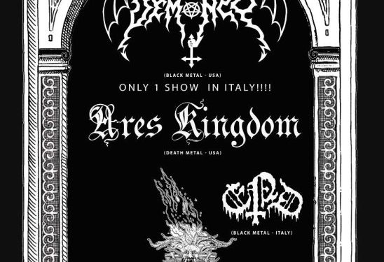 Demoncy e Ares Kingdom in concerto ad Erba (CO) ad aprile