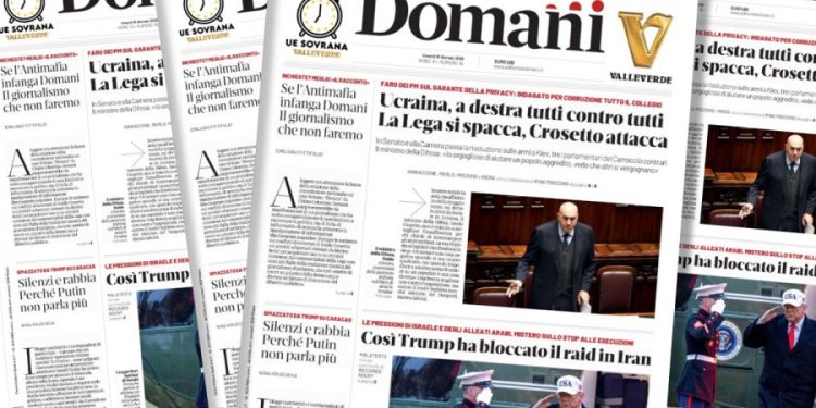 Caso dossier, Fittipaldi: «Se l’Antimafia infanga Domani»