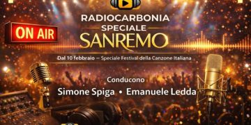 Speciale Sanremo 2026, dal 10 febbraio fino al 28 febbraio ogni mattina su Radio Carbonia