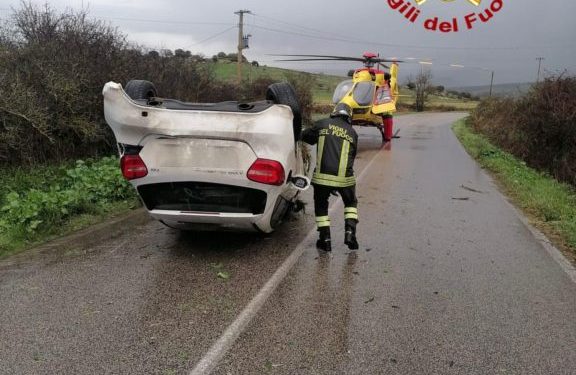 Grave incidente a Bonorva, due persone ferite
