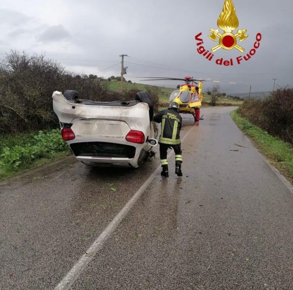 Grave incidente a Bonorva, due persone ferite