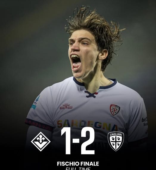 Grande vittoria del Cagliari a Firenze: finisce 2 a 1