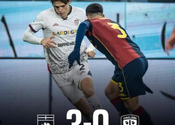 Il Genoa stende il Cagliari, secco 3-0 e aggancio in classifica