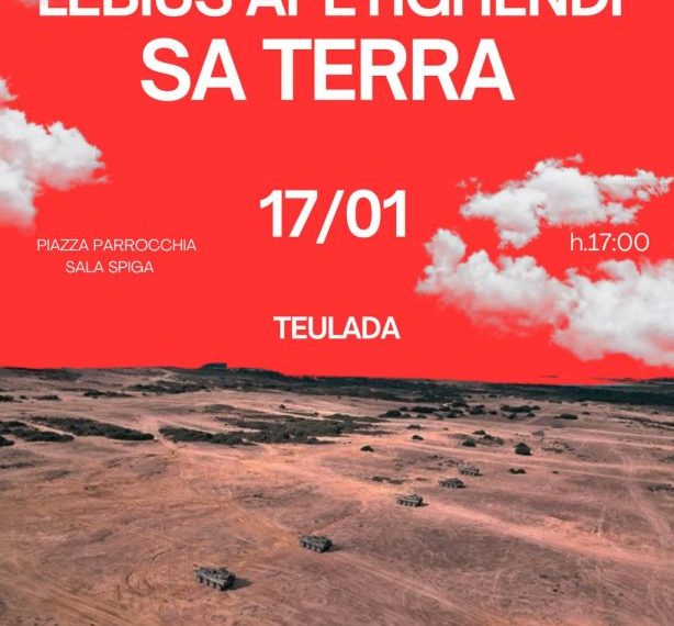 Convegno antimilitarista a Teulada