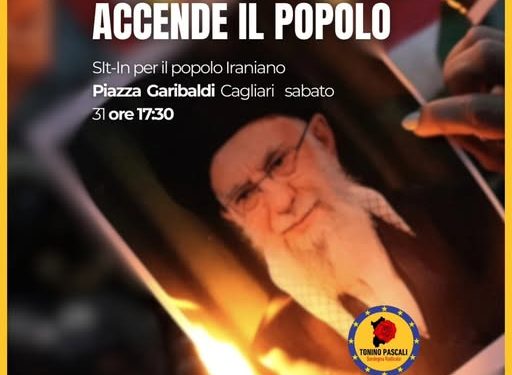 Iran, in piazza a Cagliari chi vuole la guerra imperialista occidentale