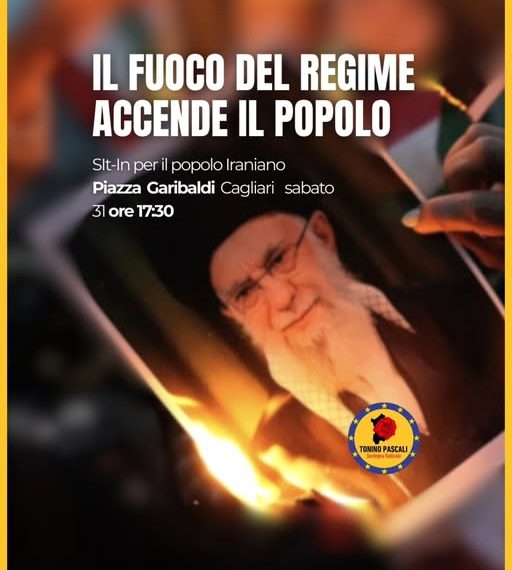 Iran, in piazza a Cagliari chi vuole la guerra imperialista occidentale