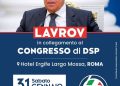 Sabato e domenica congresso Dsp, atteso intervento Lavrov