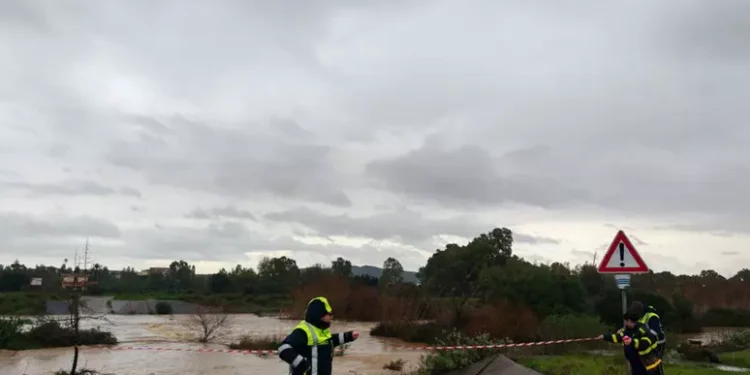 Allerta rossa prorogata sino alla mezzanotte di martedì in Sardegna