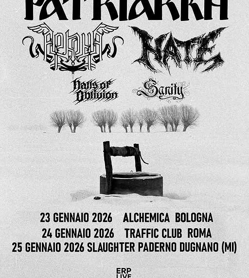 Patriarkh, Arkona e Hate: arriva in italia il tour “the prophet’s source 2026”