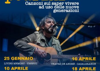 Omar Pedrini in tour con  Canzoni sul Saper Vivere ad uso delle Nuove Generazioni