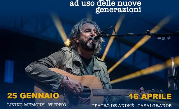 Omar Pedrini in tour con  Canzoni sul Saper Vivere ad uso delle Nuove Generazioni