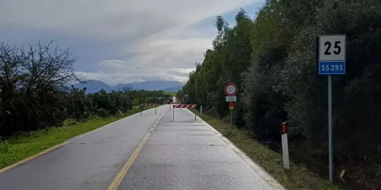 Interventi di manutenzione sulla statale 293 ‘di Giba’