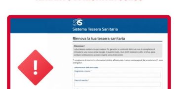 False mail per il rinnovo della tessera sanitaria, il Ministero della Salute lancia l’allarme