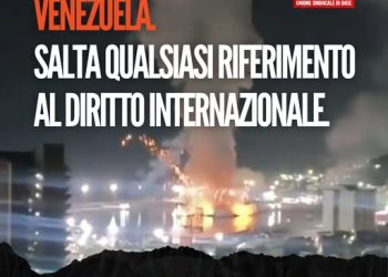 Usb chiama alla mobilitazione contro l’aggressione al Venezuela
