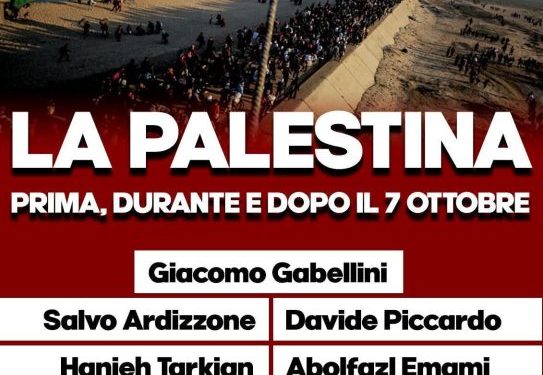 Modena, il 7 febbraio conferenza sulla Palestina
