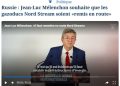 Mélenchon auspica che i Nord Stream vengano “rimessi in funzione”