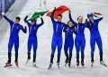 Milano Cortina: short track, oro all’Italia nella staffetta mista