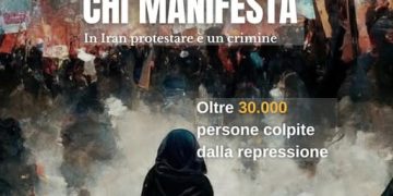 Iran, in piazza a Cagliari chi chiede la guerra imperialista occidentale