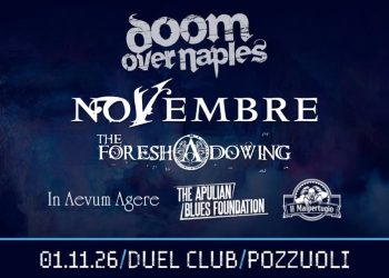 Doom Over Naples 2026: Novembre, The Foreshadowing e altri ospiti in concerto a Pozzuoli il 1 novembre 2026