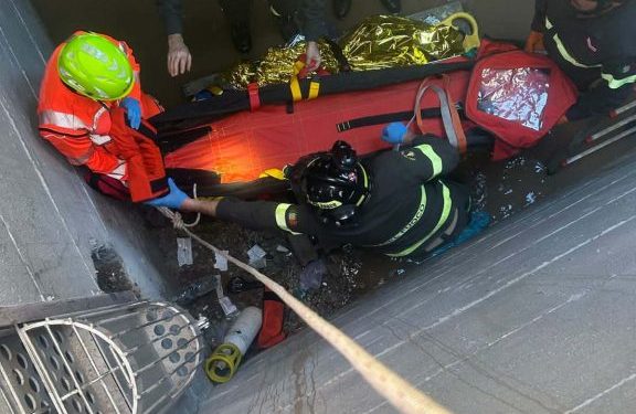 Sassari, operaio cade in una cisterna di depurazione: è grave