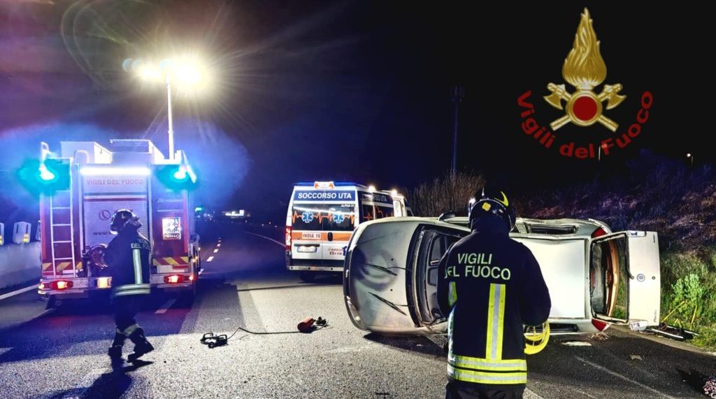 Gravissimo incidente sulla 131 all’altezza di Sestu: 5 sono i feriti