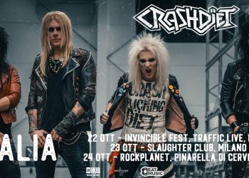 Crashdïet in tour in Italia nel 2026