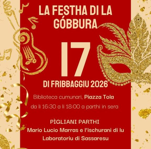 Il Comune di Sassari celebra la poesia: Martedì Grasso c’è “La Festha di la Gòbbura”