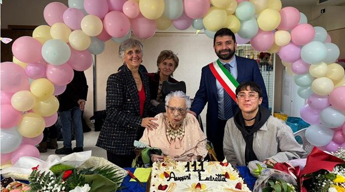 Cagliari festeggia Luisetta Mercalli e i suoi 111 anni