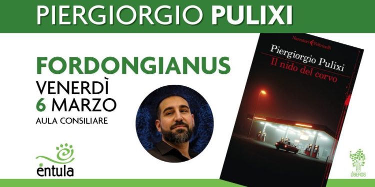 Venerdì 6 marzo, Piergiorgio Pulixi sarà nell’Aula consiliare di Fordongianus