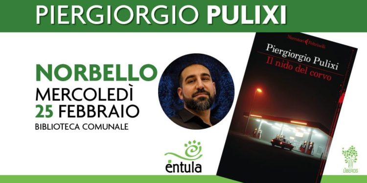 Mercoledì 25 febbraio, Piergiorgio Pulixi sarà alla biblioteca comunale di Norbello con il suo romanzo