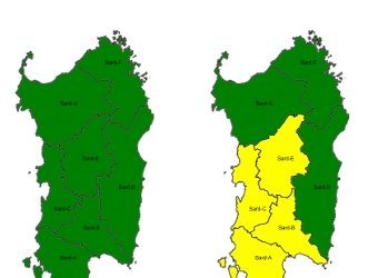 Maltempo sull’isola, ancora allerta meteo sulla Sardegna