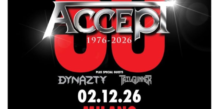 Accept: una data a Milano a dicembre per il tour dei 50 anni