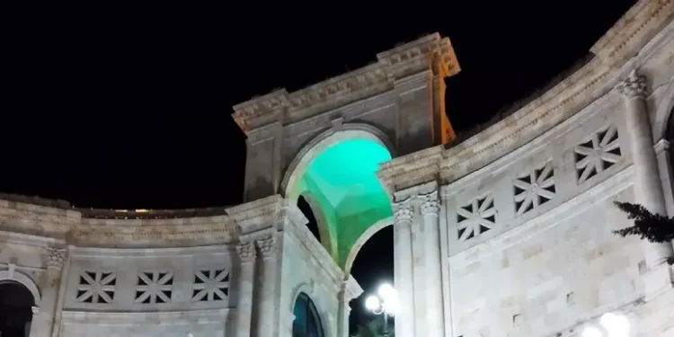 Giornata mondiale delle malattie rare, il Bastione si colora di verde