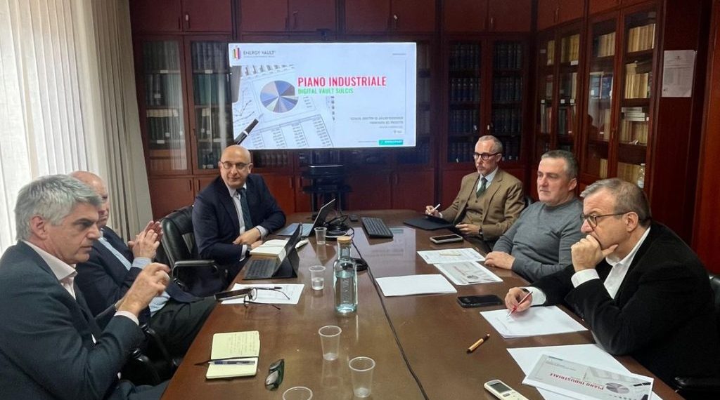 Carbosulcis, il progetto Energy Vault prende forma