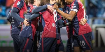 Vittoria netta del Cagliari contro il Verona: finisce 4 a 0