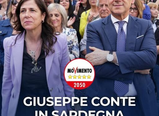 Giuseppe Conte arriva in Sardegna il 26 febbraio