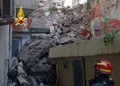 Crollo nel vecchio Seminario di Bosa, intervento dei Vigili del Fuoco