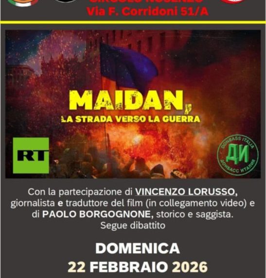 Ad Asti proiezione del documentario di Russia Today “Maidan, la strada verso la guerra”