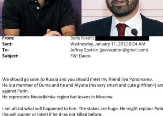 Il pedofilo Epstein e il tentativo di golpe in Russia nel 2012