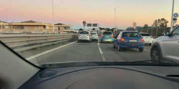 Tamponamento a catena sull’Asse Mediano a Cagliari, traffico in tilt