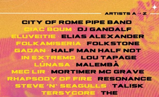 Eluveitie, Rhapsody of Fire e Steve ‘N’ Seagulls al Montelago Celtic Festival