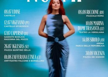 Noemi annuncia il tour estivo 2026: una data in Sardegna
