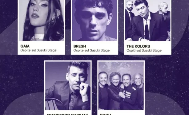 Sanremo 2026: Piazza Colombo si accende con il Suzuki Stage. Ecco i protagonisti