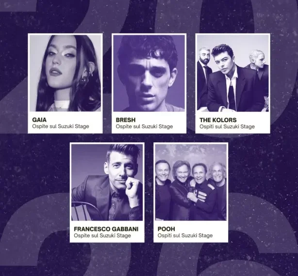 Sanremo 2026: Piazza Colombo si accende con il Suzuki Stage. Ecco i protagonisti